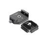 FALCAM F38 Quick Release Plate Kit w 1/4" to 3/8" Screw Compatible with 38mm Camera Mounting Adapter for Tripod Stabilizer andSlider,Can be Attached to Shoulder Straps view 1