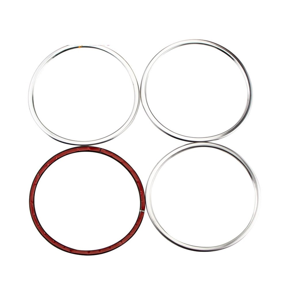 VNFEJEJR Stainless Steel Car Door Speaker Decorate Cover Trim Fit for BMW X3 X4 G01 G02 2018-2022 Door Speakers Stereo Covers Door Audio Speaker Cover