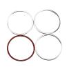 VNFEJEJR Stainless Steel Car Door Speaker Decorate Cover Trim Fit for BMW X3 X4 G01 G02 2018-2022 Door Speakers Stereo Covers Door Audio Speaker Cover view 1