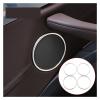 VNFEJEJR Stainless Steel Car Door Speaker Decorate Cover Trim Fit for BMW X3 X4 G01 G02 2018-2022 Door Speakers Stereo Covers Door Audio Speaker Cover view 2