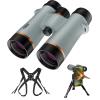 10x42 Professional ED Binoculars for Adults High Powered with Binocular Harness Strap, Phone Adapter and Tripod, Large View Waterproof Binoculars for Hunting Bird Watching Cruise Ship Travel Hiking view 1