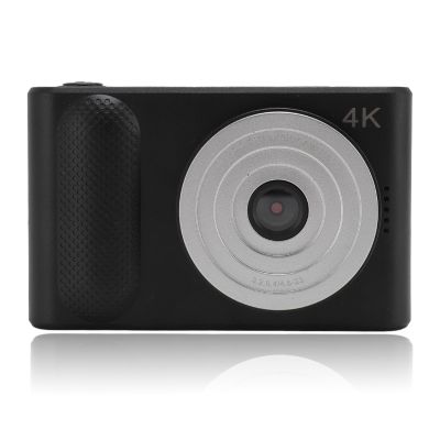 Dpofirs 4K Digital Camera for Kids, 16X Zoom Video Camera Camcorder Autofocus with 2.4 Inch TFT Screen, Portable 48MP HD Travel Camera for Selfie Vlogging (Black)