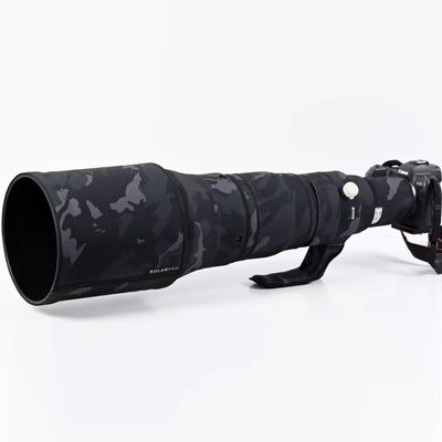 Rolanpro Waterproof Lens Cover for Canon RF 600mm F4 L is USM Camouflage Rain Cover Lens Protective Sleeve Case#18 Black Camo Waterproof