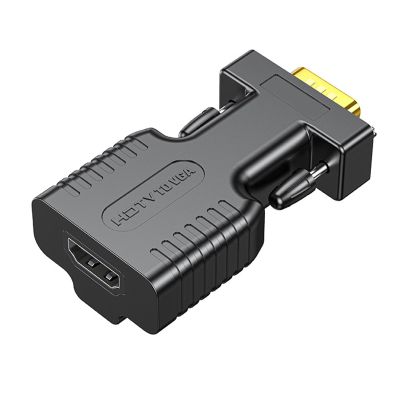 GMBYLBY HDMIcompatible to VGA Adapter Converters 1080P Female to Male VGA Adapter for PC Laptop Box Projectors Video Player