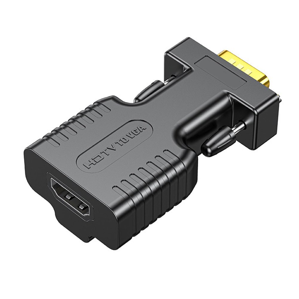 GMBYLBY HDMIcompatible to VGA Adapter Converters 1080P Female to Male VGA Adapter for PC Laptop Box Projectors Video Player