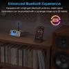 Douk Audio B1FM Bluetooth 5.1 Receiver DAC, HiFi Stereo Music Player with LDAC & aptX HD, Premium FM Radio, Optical & Coaxial Digital Outputs, 2.4 Display & Remote for Home Audio Systems view 3