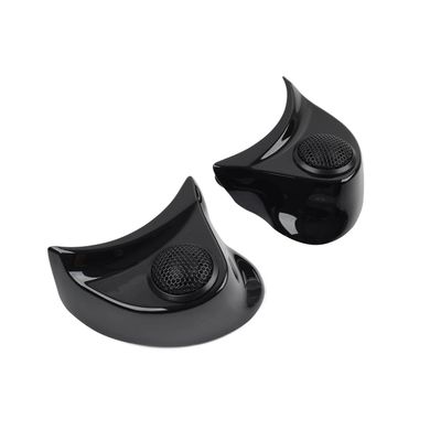 Bacar Speaker Pods Tweeter Spacer Glossy Black ABS for Harley Batwing Fairings 14-23 Ultra Limited FLHTK, Ultra Limited Low FLHTKL, Tri Glide FLHTCUTG Street Glide FLHX Motorbike 1pair