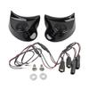 Bacar Speaker Pods Tweeter Spacer Glossy Black ABS for Harley Batwing Fairings 14-23 Ultra Limited FLHTK, Ultra Limited Low FLHTKL, Tri Glide FLHTCUTG Street Glide FLHX Motorbike 1pair view 4