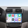 AWESAFE Car Radio Stereo 4Core 64GB 10 inch Touch Screen for Honda Accord 7th 2003 2004 2005 2006 2007 with CarPlay Android Auto view 1