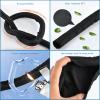 3/8 inch Cord Protectors from Pets No Chew, 10ft Wire Protector Cord Covers for Pets, Flexible Cable Management Sleeve for USB Power Cords Audio Video Cords Phone Charging Cables, Black view 2