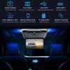AUTUMFLATGAO 19" Car Overhead Player, 1080P Video Car Roof Mount Monitor, Ultra-Thin Flip Down Overhead Car Monitor, with 16 Colors Light, Supports HDMI USB,Beige view 2