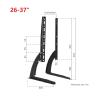 LKBEJMYY 26 to 37 inch LCD TV Mounting Bracket Thickened Base Table Seat Stand Bracket Load Support Arm DZ67 view 2