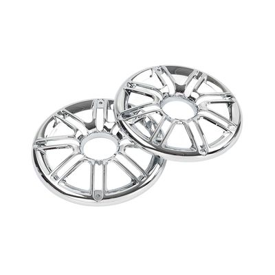 Bacar 1pair ABS Rear Flame Speaker Fairing Cover Trim Grill Chrome For FLHTCLTC FLHTCU/L Road Glide Ultra FLHTK/L Motorbike