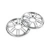 Bacar 1pair ABS Rear Flame Speaker Fairing Cover Trim Grill Chrome For FLHTCLTC FLHTCU/L Road Glide Ultra FLHTK/L Motorbike view 1