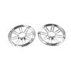 Bacar 1pair ABS Rear Flame Speaker Fairing Cover Trim Grill Chrome For FLHTCLTC FLHTCU/L Road Glide Ultra FLHTK/L Motorbike view 3
