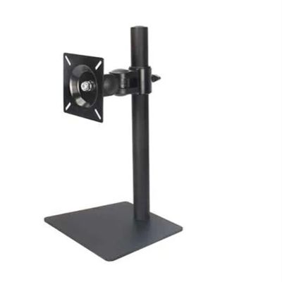 LHXEQJAM DL-AOC1 10"-27" 25" Height Adjustable 8kg Metal Base Monitor Desktop Stand Single Screen Stand(Black)