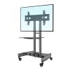 Aluminum AVA1500-60-1P 32"-75" White LCD TV Cart Flat Panel Plasma Trolley Stand with Camera Tray and AV Stand view 1