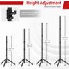 JSungo 10x8.5 FT Backdrop Stand for Parties, Adjustable Photo Backdrop Stand Kit with Carrying Bag, Portable Background Stand Backdrop for Wedding, Photoshoot, and Photo Studio view 3