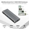 USB C HUB Type C 3.1 to M.2 30Hz 1 10Gbps M.2 SSD Case Enclosure USB C HUB Splitter R Adapter view 4