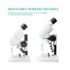 2 0X / 40x Stereo Microscope 45  Tiltted Eyepieces with Eyecup Top LED Vision PCB Saler Mobile Repair Tool view 4