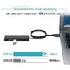 USB HUB 4 Port USB 2.0 Port PC Tablet Portable OTG Aluminum USB Splitter Cable Accessories view 4