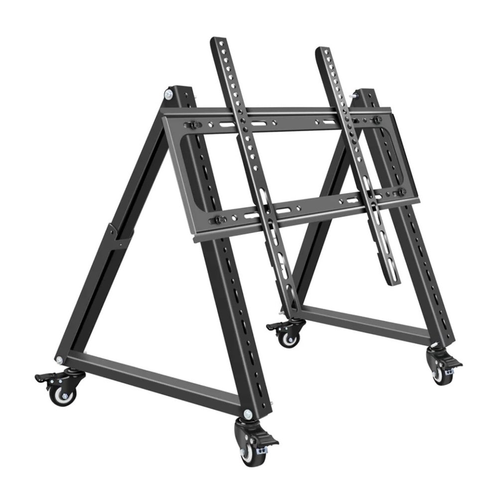 LHXEQJAM Free Lift 32-70 Inch Rolling TV Stand Trolley Plasma Screen Low Height Cart SC5100(SC5100-411)