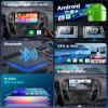 16EQ 2G 64G Car Radio for Ford Transit Connect 2014-2018 Stereo with Wireless Carplay Android Auto 9 inch 1080P HD Touchscreen Canbus Bluetooth FM/RDS GPS WiFi Mirror Link Backup Camera External MIC view 3