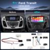 16EQ 2G 64G Car Radio for Ford Transit Connect 2014-2018 Stereo with Wireless Carplay Android Auto 9 inch 1080P HD Touchscreen Canbus Bluetooth FM/RDS GPS WiFi Mirror Link Backup Camera External MIC view 4