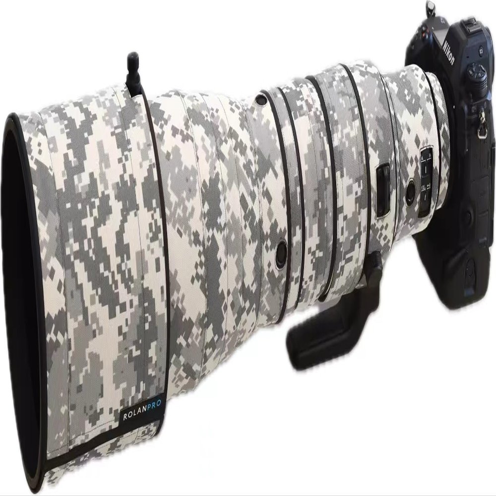 ROLANPRO Lens Camouflage Coat for Nikon Z 400mm F2.8 TC VR S Lens Cover Lens Protective Sleeve Case Clothing-#UCP Waterproof