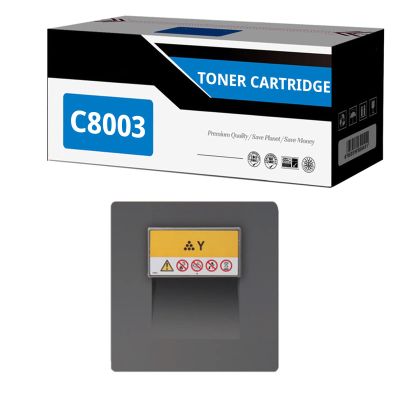 PUCIO 842196 842197 842198 842199 High Capacity Toner Cartridge Compatible for Ricoh IM C6500 C8000 MP C6503 C8003 Printers Yellow