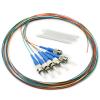 Bangun 6 Strand Singlemode 9/125 ST-UPC Fiber Pigtail, ST OS2 Fiber Optic Pigtail, Includes 6 Fiber Optic Fusion Splice Protective Shrink Sleeves view 1
