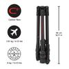Manfrotto Befree GT PRO 3-Way, Professional Travel Tripod Kit, 3-Way Fluid Head, Levelling Column, Photo/Camera and Video Kit, Carbon Fibre, Arca-Type, Twist Lock, DSLR, Mirrorless,Camera Accessories view 2