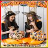100PCS Halloween Stickers Halloween Pumpkin Theme Stickers Halloween Party Gifts for Adults Happy Holiday Sticker Waterproof Cute Helloween Cartoon Sticker for Kids view 3