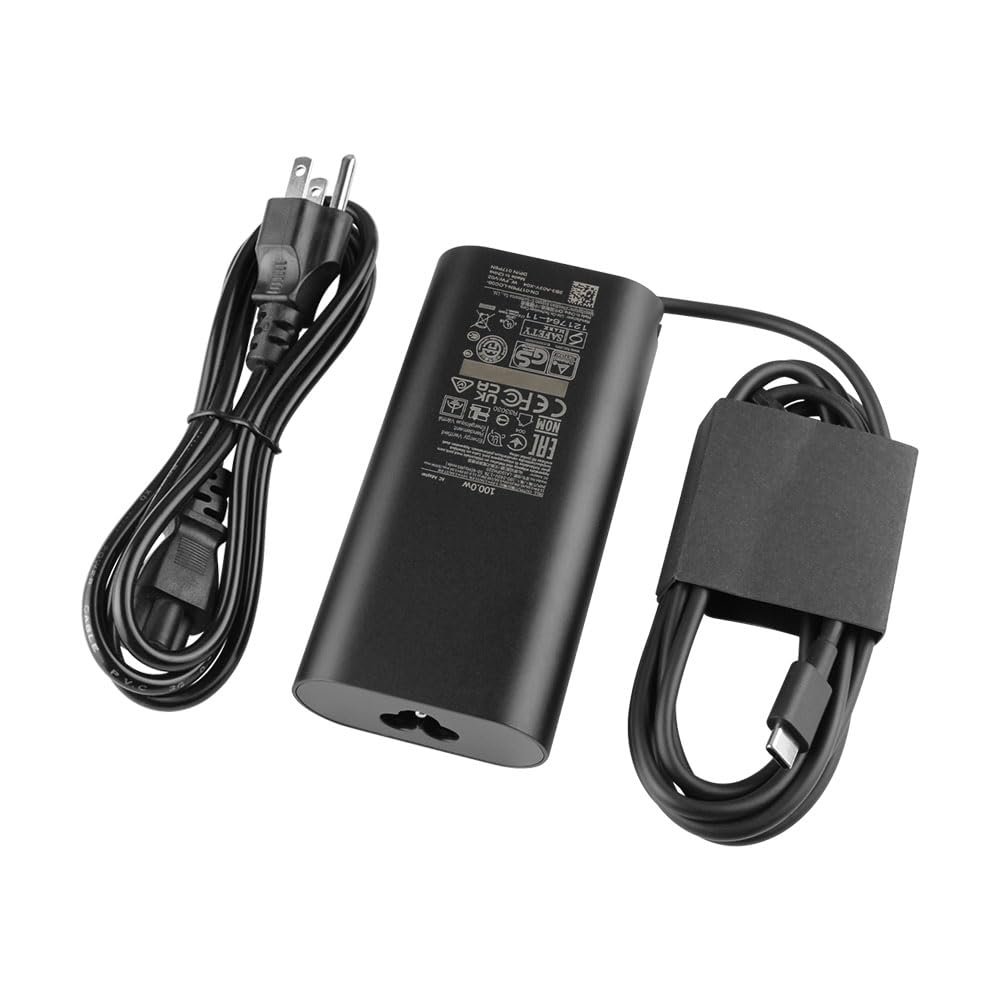 20V 5A 100W USB C Charger for Dell Precision 3490 3590 5490 5690 Precision 3490 P165G P165G004 P165G005 Precision 3590 P127F P127F003 3591 P127F P127F004 5690 P123F P123F002