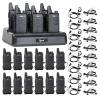 18 Pack TIDRADIO TD-M8s Walkie Talkies for Adults with Earpiece (8 Pack) Long Range Two Way Radio with 6 Way Multi Gang Charger and USB Charger for Warehouse Business Church and Retail view 1