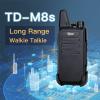 18 Pack TIDRADIO TD-M8s Walkie Talkies for Adults with Earpiece (8 Pack) Long Range Two Way Radio with 6 Way Multi Gang Charger and USB Charger for Warehouse Business Church and Retail view 2