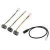 HXNH RJ9 4P4C Male to 3.5mm Female Adapter cable with 3.5mm Headset to RJ9 Desk Phones with Jumper Wire for Phone view 1