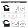 GVMUKNYE Split Core Current Transformer 5A 0.5 Class OPCT24AL-100/5 150/5a 200/5 250/5 400A/5A AC CT Clamp Current Sensor(150A - 5A) view 2