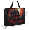 FHPCE Laptop Shoulder Bag 17inch Laptop Bag Computer Bag A House in The Dark Messenger Bag for Unisex view 3