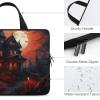 FHPCE Laptop Shoulder Bag 17inch Laptop Bag Computer Bag A House in The Dark Messenger Bag for Unisex view 4