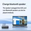 Bluetooth 5.3 Audio Receiver, Wireless Audio Receiver RCA Adapter for Stereo, USB Flash Drive/NFC One Key Connect/Car Speakers/Wireless Headphones Receiving Mode for Bluetooth Devices view 4