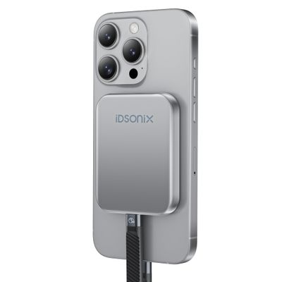 iDsonix 2TB Magnetic External SSD, Up to 2000MB/s USB C 3.2 Gen 2x2 Portable SSD, 4K ProRes HDR for iPhone 17/16/15 Pro Max, External Solid State Drive for Laptop, Tablets & Other USB-C Devices
