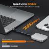 iDsonix 2TB Magnetic External SSD, Up to 2000MB/s USB C 3.2 Gen 2x2 Portable SSD, 4K ProRes HDR for iPhone 17/16/15 Pro Max, External Solid State Drive for Laptop, Tablets & Other USB-C Devices view 2