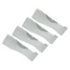 PATIKIL Volleyball Arm Sleeves, 4 Pcs Passing Forearm Sleeves with Protection Pads Thumbhole Arm Guards for Youth Men Women, Gray view 1