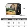 African Elephant Print Laptop Case Stylish Water-Resistant Laptop Sleeve Carry Laptop Bag for Men Women view 4