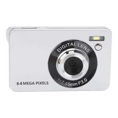 4K Digital Camera, 64MP Digital Camera with 2. Screen, 18X Digital Zoom, Autofocus Portable Video Camera with Fill Light for Photography Travel Vlogging