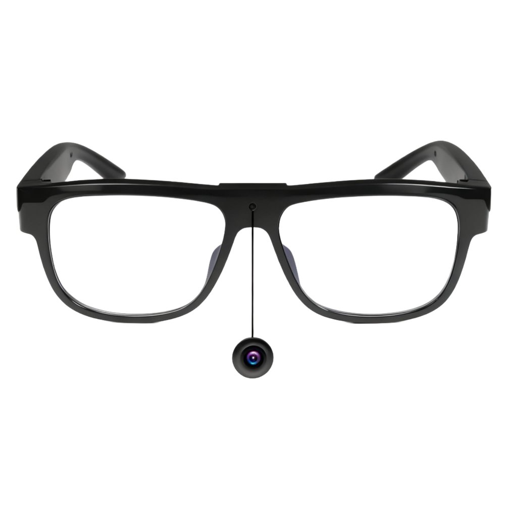 32G Video Camera Glasses: HD 1080P Video Recording Glass for Outdoor and Indoor, Smart Eyeglasses for Cycling, Hiking, Climbing and Traveling