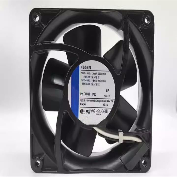 CAXFRTE for 12038 4656N 220V All Metal high-Temperature Resistant Cooling Fan, black