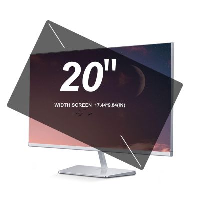 TYLGDSGS Deskop Privacy Screen Filter Film for 20" Widescreen, Anti Glare Film Protector Film for Data Confidentiality. Block Blue Light to Protect Your Eyes. Size is(443 * 250 mm. 17.44 * 9.84 inch)