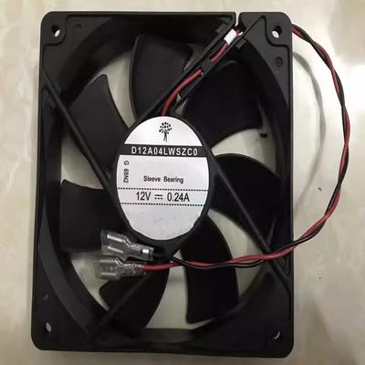 for Sleeve Bearing 12025 D12A04LWSZC0 12V 0.24A Cooling Fan